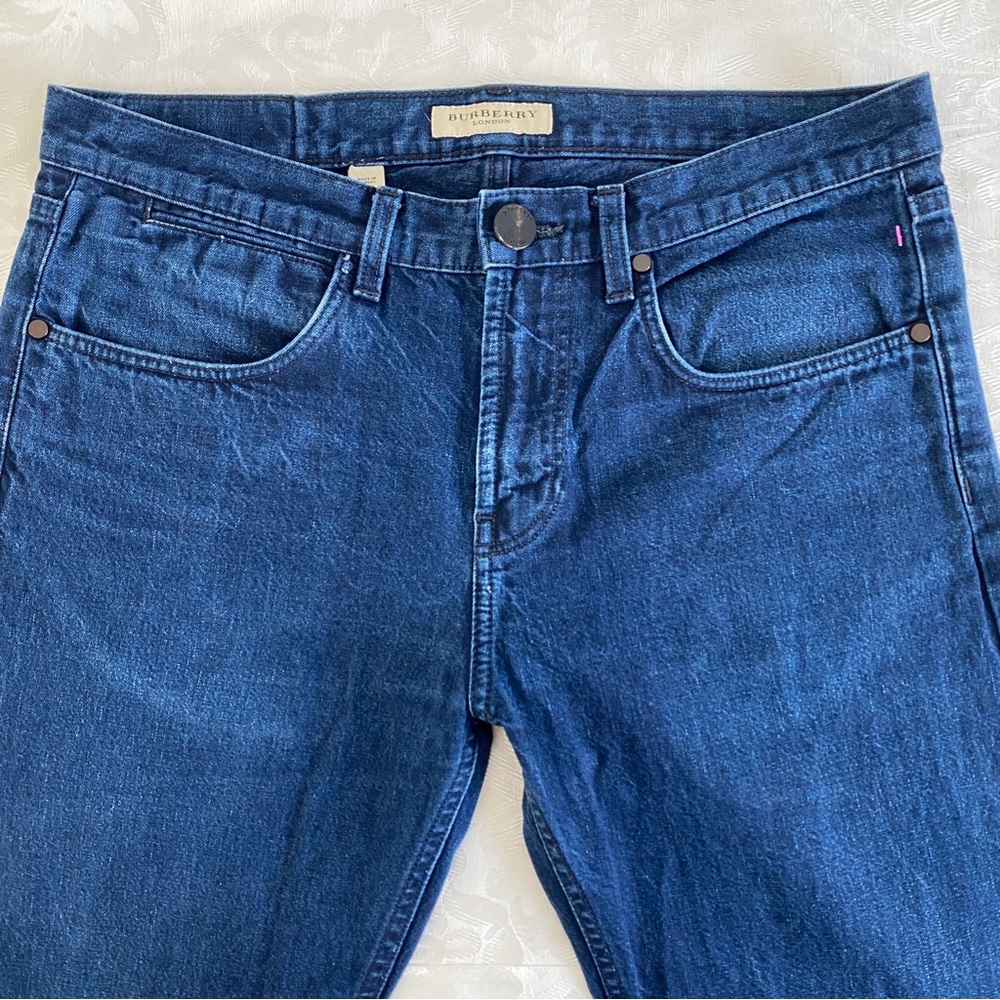 Burberry blue jeans